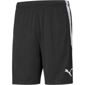 Puma Mens TeamLIGA Logo Training Football Shorts / Black/White